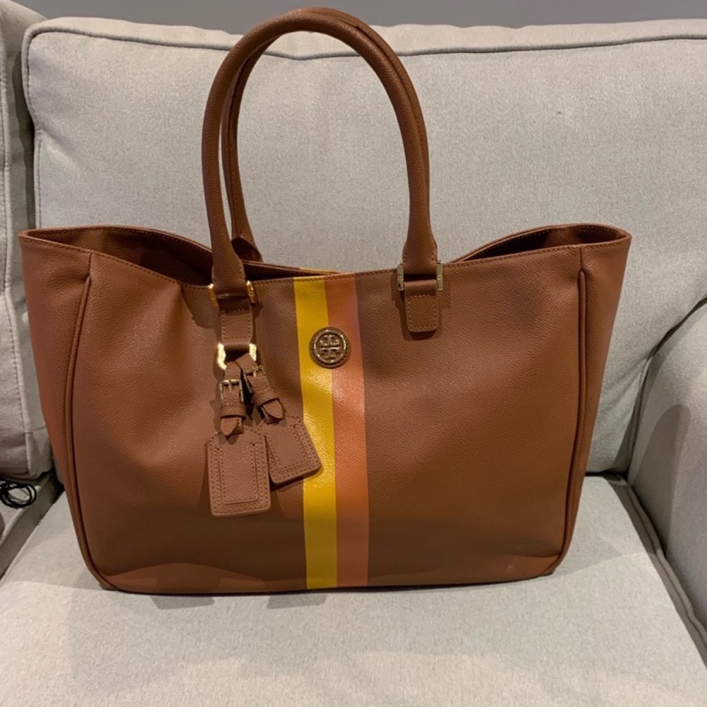Tory Burch pebbled leather tote